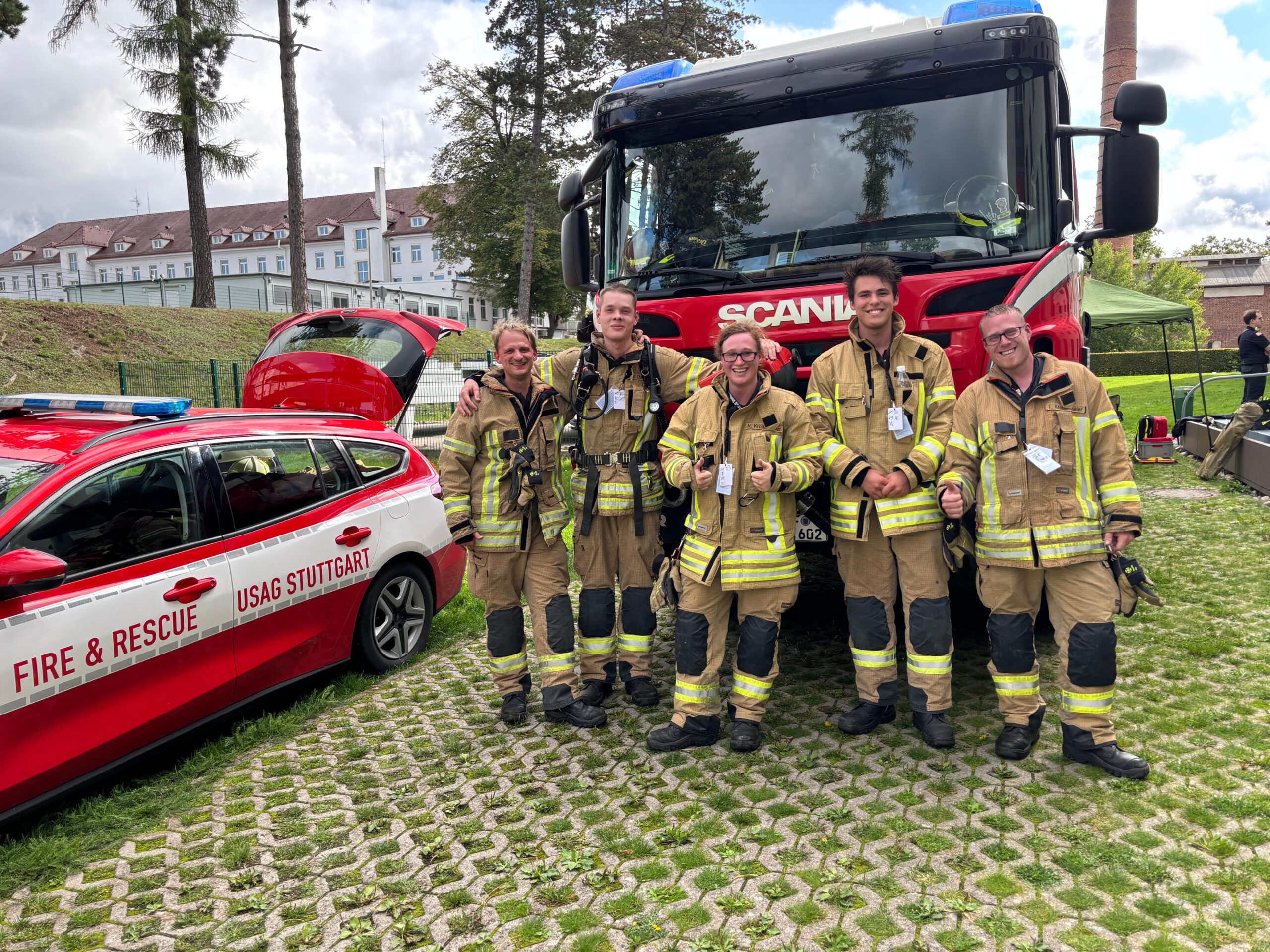 Treppenlauf in der Panzerkaserne Böblingen